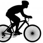 Cyclist Black Silhouette Clipart Free Stock Photo - Public ...