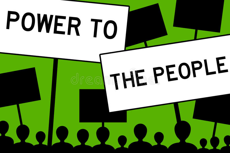 Power to the people stock vector. Illustration of dirty - 30415959